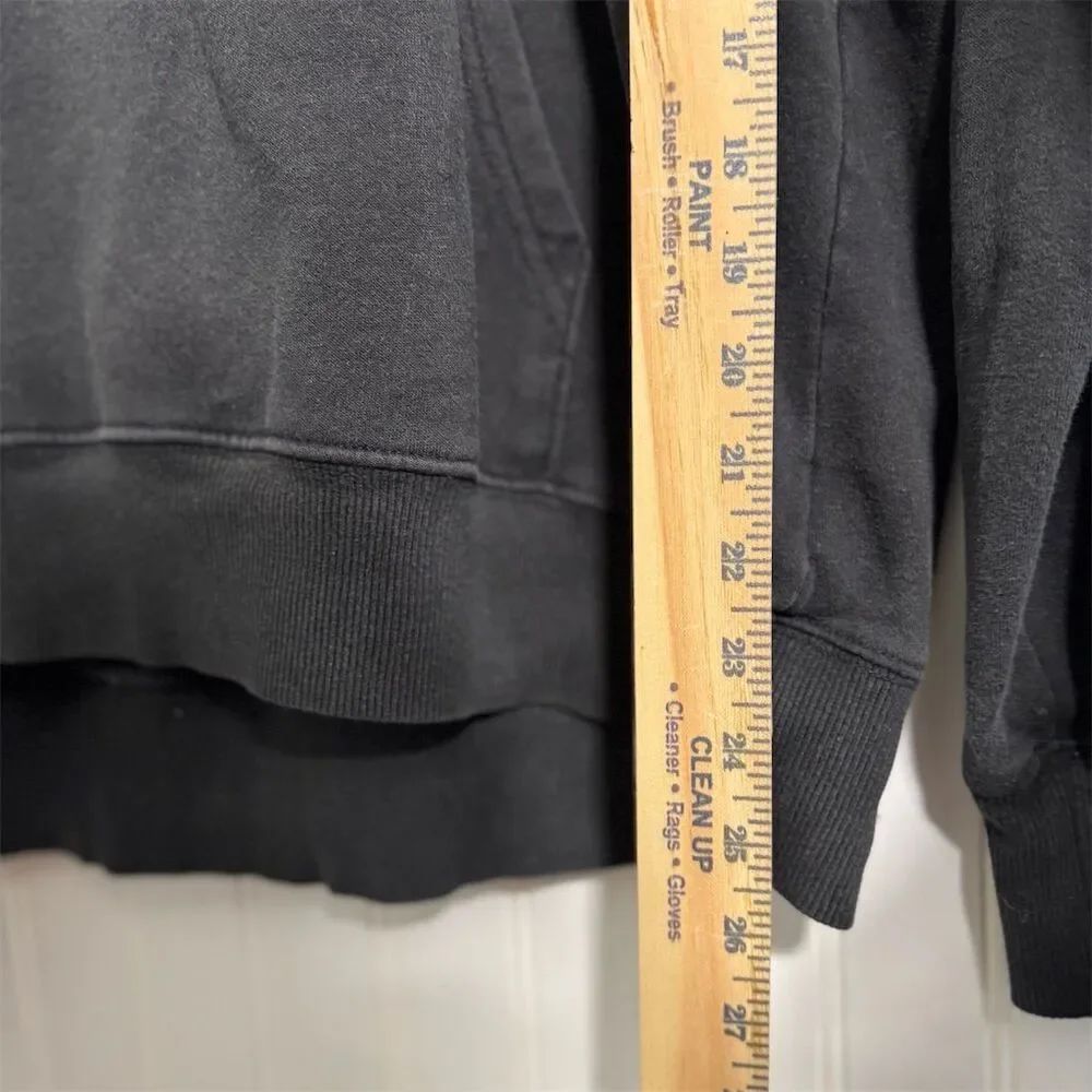 The North Face Men's M‎ Half Dome Hoodie Pullover Black Faded Vintage Streetwear
